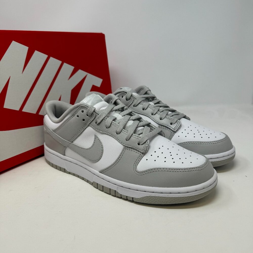 Nike Men's Dunk Low Grey Fog, DD1391-103, Brand New